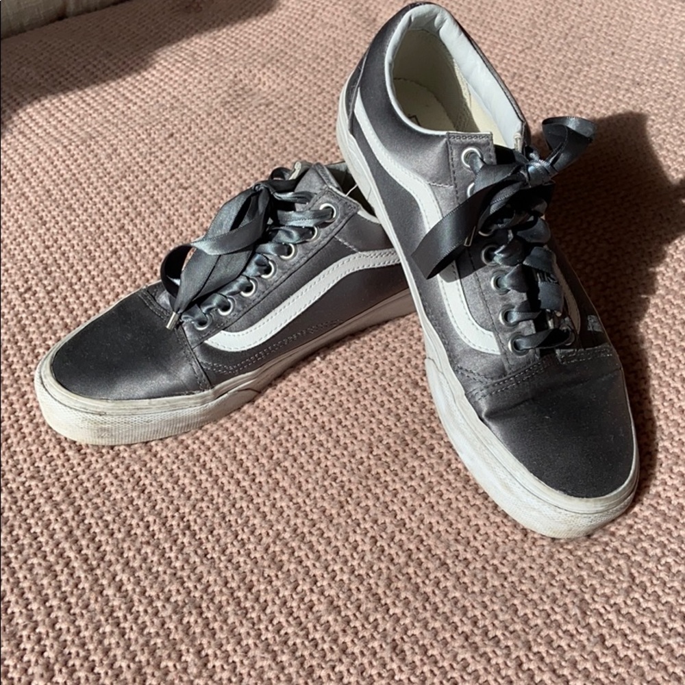 Silky gray vans